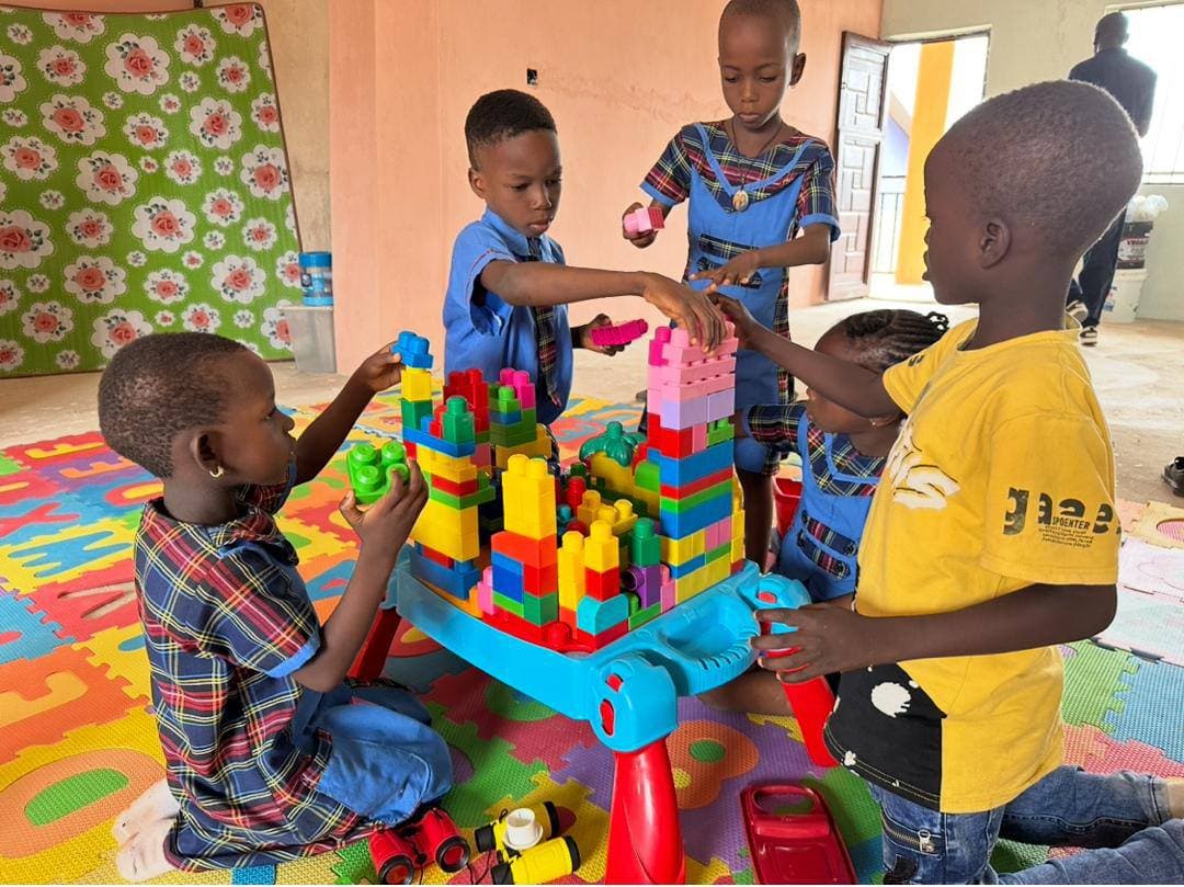 Children enjoying the playground
