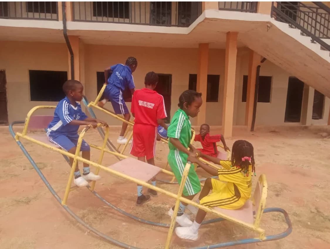 Children during play-based learning