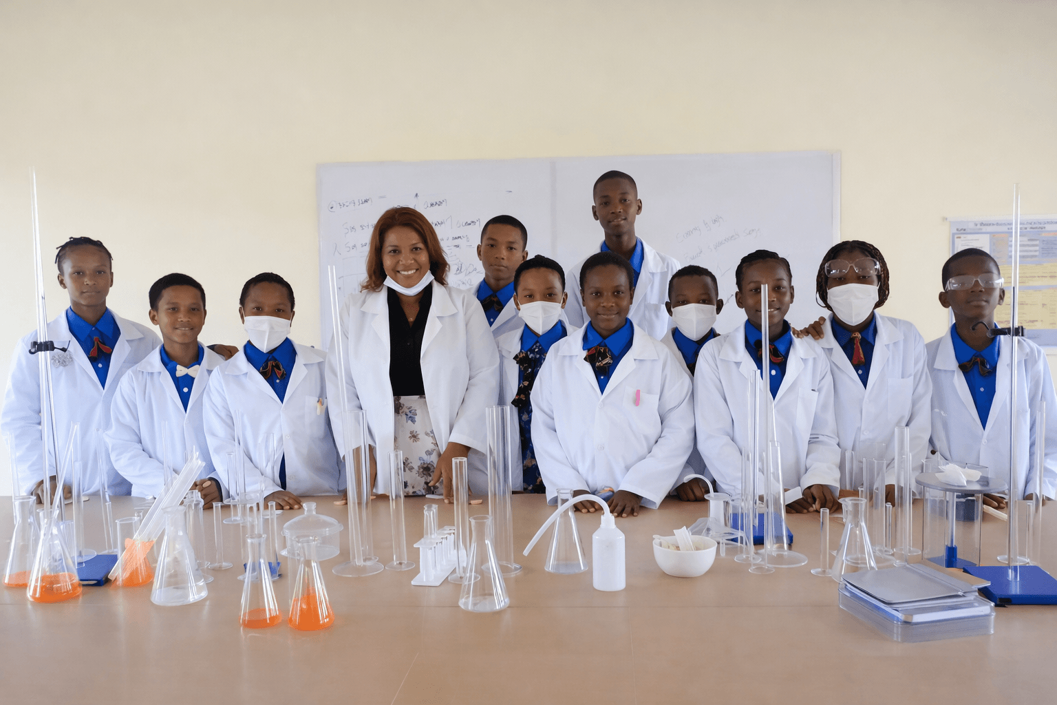 Secondary classroom at BACMS